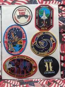 (6) NASA Astronaut Designed Patches