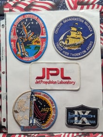 (5) NASA Astronaut Designed Patches