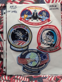(4) NASA Astronaut Designed Patches