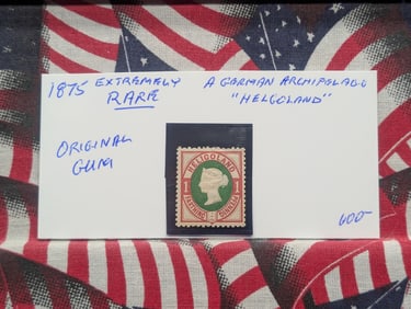 1875 Helgoland (A German Archipelago) Stamp, New, Original Gum