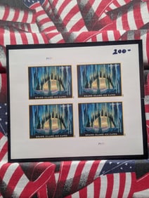 2020 "Grand Island Ice Caves" U.S. Plate Block Stamps, Mint, Original Gum, Never Hinged