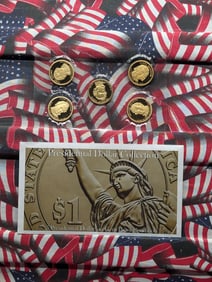 Presidential Dollar Collection in Gem Proof Condition,  All "S" Mint Marks