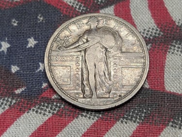 1917 Type 1 Standing Liberty Quarter
