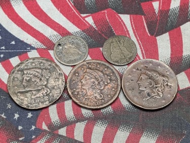 Five Various Vintage U.S. Coins