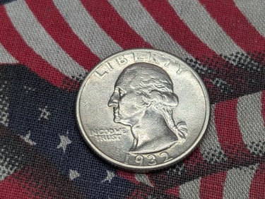 1932 Washington Silver Quarter - AU