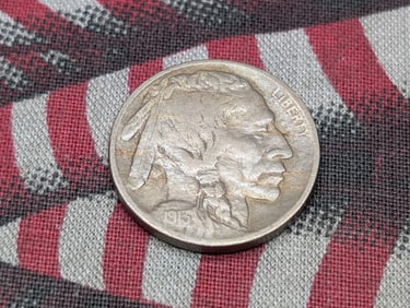 1913 T-2 Indian Head Buffalo Nickel - VF+