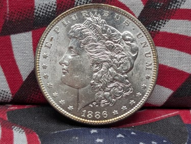 1886 Morgan Silver Dollar