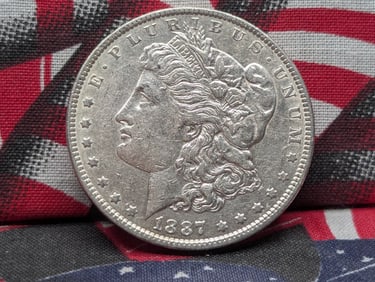 1887 Morgan Silver Dollar