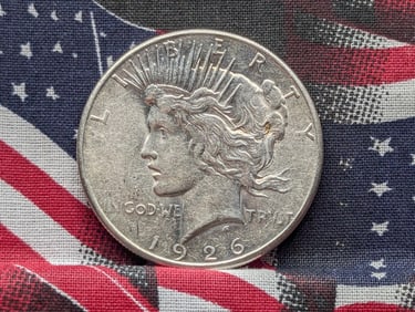 AU/UNC - 1926-S Peace Silver Dollar