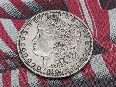 1884-S Morgan Silver Dollar - KEY DATE!