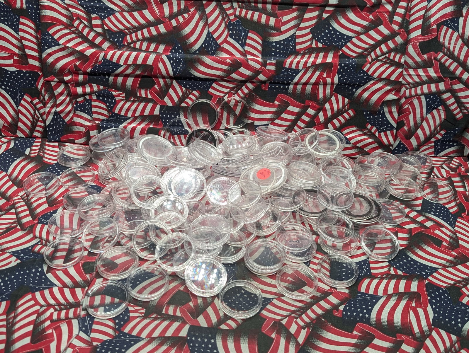 Bag of 130+ Silver Dollar Collector's Coin Capsules - EMPTY: Bag of 130+ Silver Dollar Collector's Coin Capsules - EMPTY