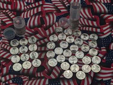 Tube of Uncirculated 2009 District of Columbia & U.S. Territory Quarters & Tube of 2010-2012