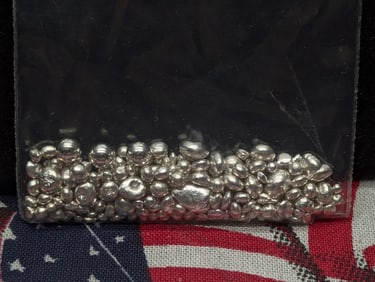 Bag of 8.7 DWT .999 SILVER Pellets
