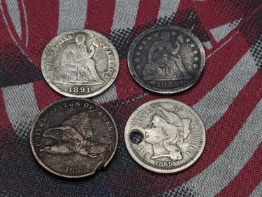 Four Vintage U.S. Coins
