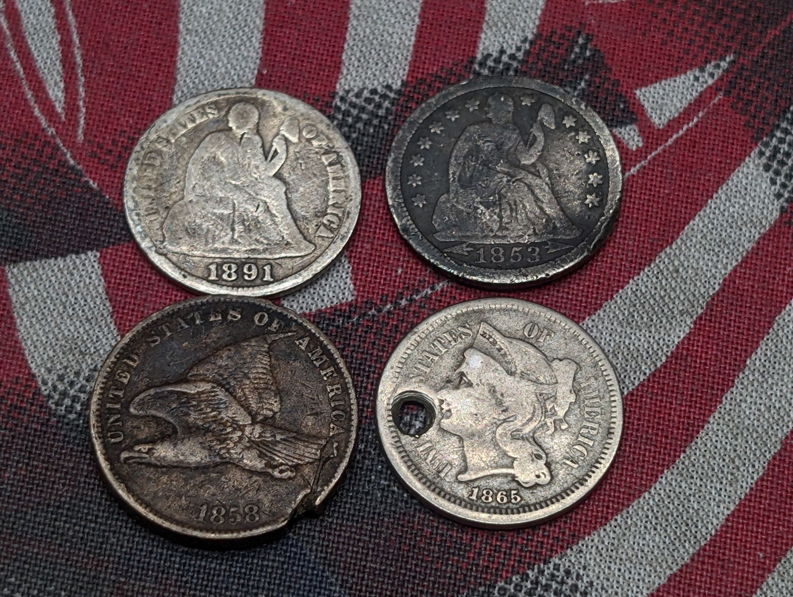 Four Vintage U.S. Coins (1 of 2)
