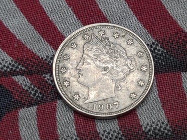 1907 Liberty Head V-Nickel - XF
