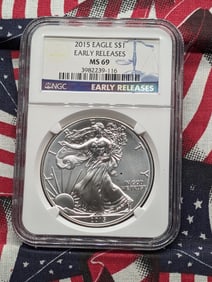 2015 American Silver Eagle - NGC MS69 - Early Release
