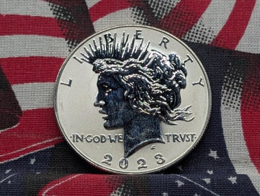 2023-S REVERSE PROOF Peace Silver Dollar