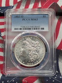 1883-O Morgan Silver Dollar - PCGS MS63