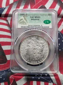 1885-O Morgan Silver Dollar - CAC Cert. MS63 Witterbrick w/ Co-Founder of CAC Seth Chandler's