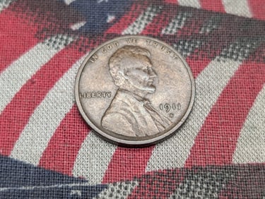 1911-S Lincoln Wheat Cent - VF+