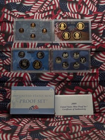 2009-S U.S. Mint Proof Set In OGP With COA, 18 Coin Set