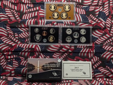 2013-S U.S. Mint SILVER Proof Set In OGP With COA, 14 Coin Set
