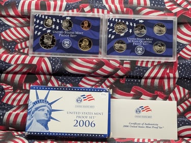 2006-S U.S. Mint Proof Set In OGP With COA, 10 Coins
