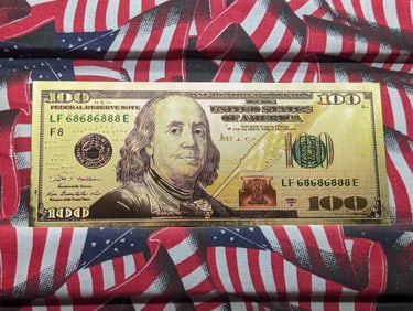 2009 A Series $100.00 Federal Reserve Commemorative Note - Gold Layered