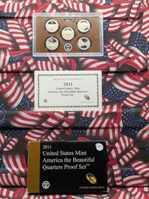 2011-S U.S. Mint America The Beautiful Quarters Proof Set In OGP With COA