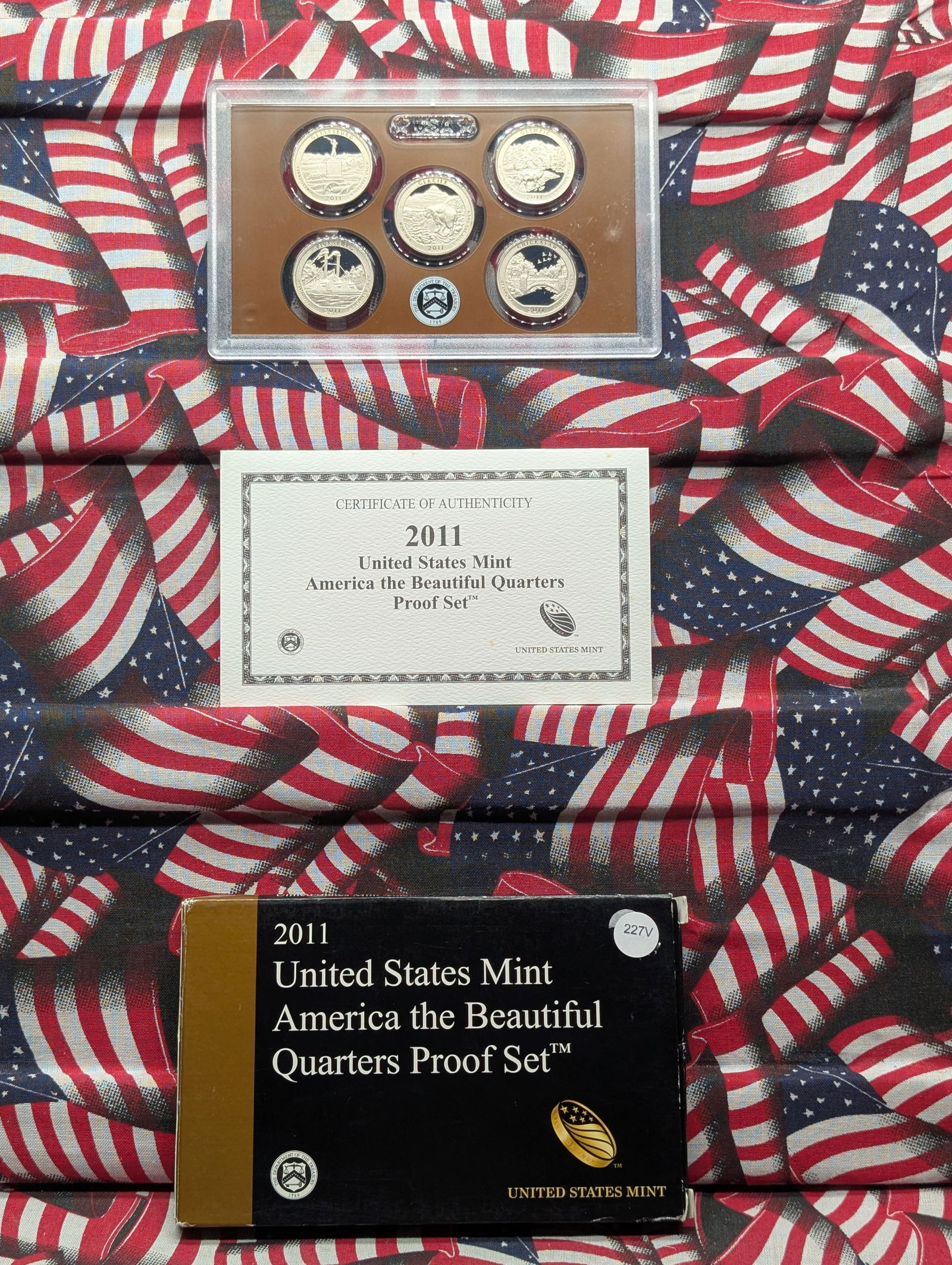 2011-S U.S. Mint America The Beautiful Quarters Proof Set In OGP With COA (1 of 4)