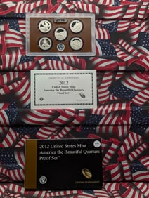 2012-S U.S. Mint America The Beautiful Quarters Proof Set In OGP With COA