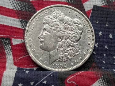 1892 Morgan Silver Dollar