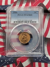 1906 Indian Head Cent - PCGS MS65 RD
