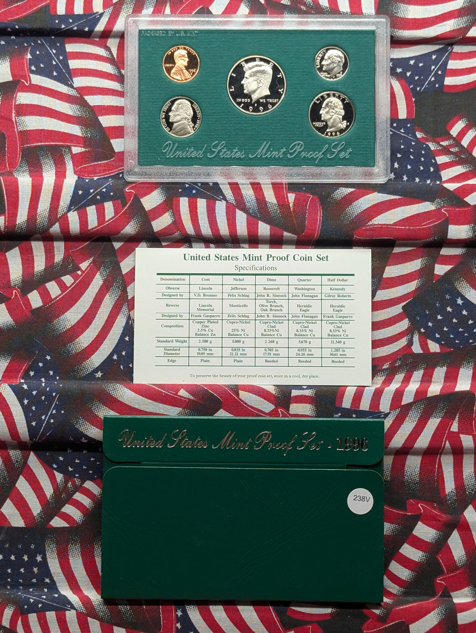 1996-S U.S. Mint Proof Set In OGP (1 of 4)
