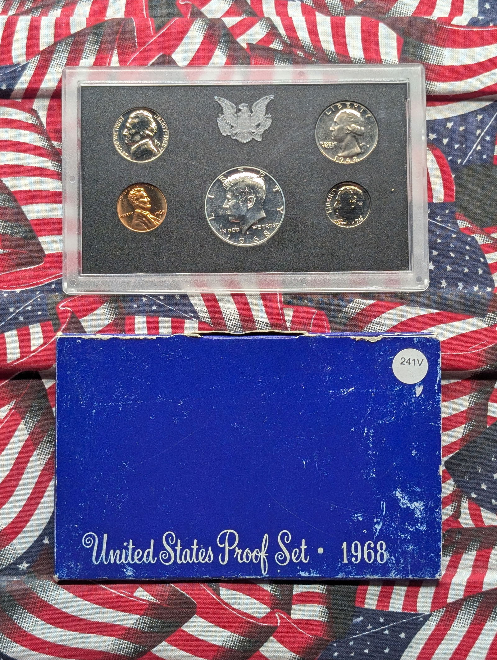 1968-S U.S. Proof Set In OGP, Contains the 40% Silver Kennedy Half Dollar (1 of 3)