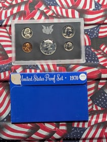 1970-S U.S. Proof Set In OGP, Contains the RARE 40% Silver Kennedy Half Dollar