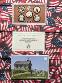 2020-S U.S. Mint America The Beautiful Quarters Proof Set In OGP With COA