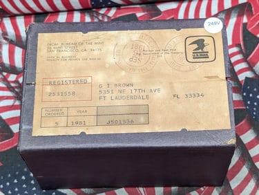 (5) 1981-S U.S. Proof Sets In Unopened Government Package