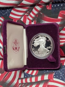 1988-S American Silver Eagle, One Ounce  .999 Fine Silver, NO Box Or COA