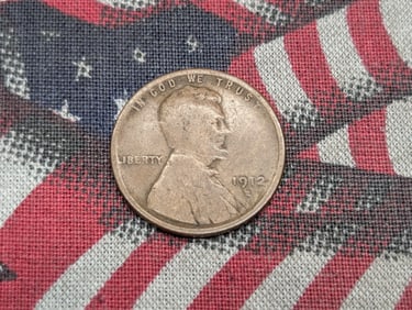 1912-S Lincoln Wheat Cent - VG+