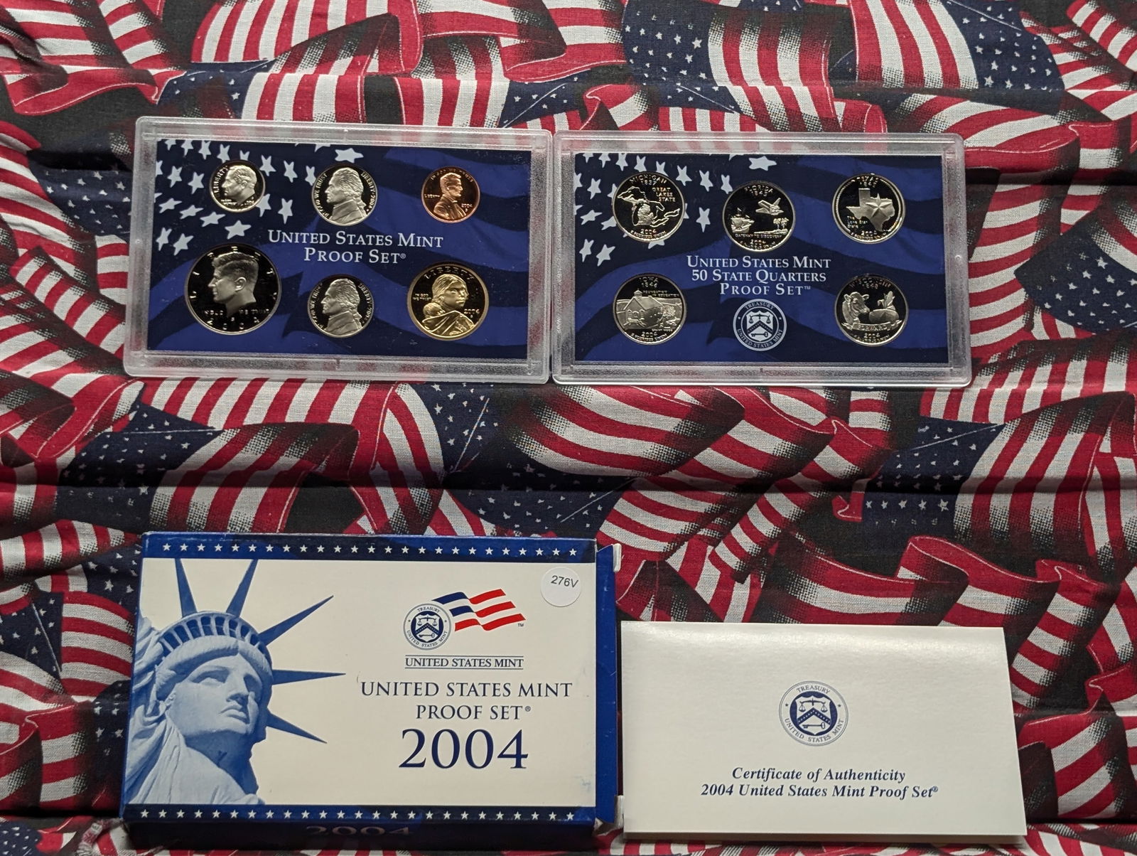 2004-S U.S. Mint Proof Set In OGP With COA, 11 Coins (1 of 7)