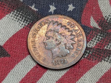 1874 Indian Head Cent