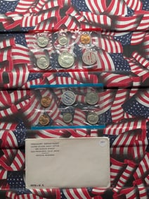 1970 P&D U.S. Uncirculated Coin Set In OGP Contains the Rare 40% Silver Kennedy Half Dollar