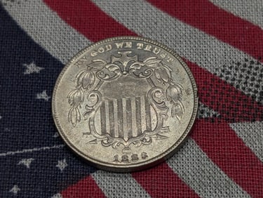 AU/UNC - 1883/2 Shield Nickel