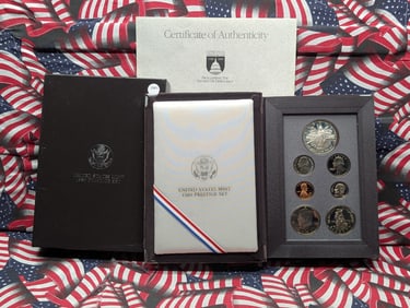 1989-S U.S. Prestige Set In OGP With COA, Includes the 90% Silver Dollar