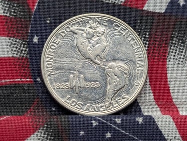 1923-S U.S. Monroe Doctrine Centennial Half Dollar Coin