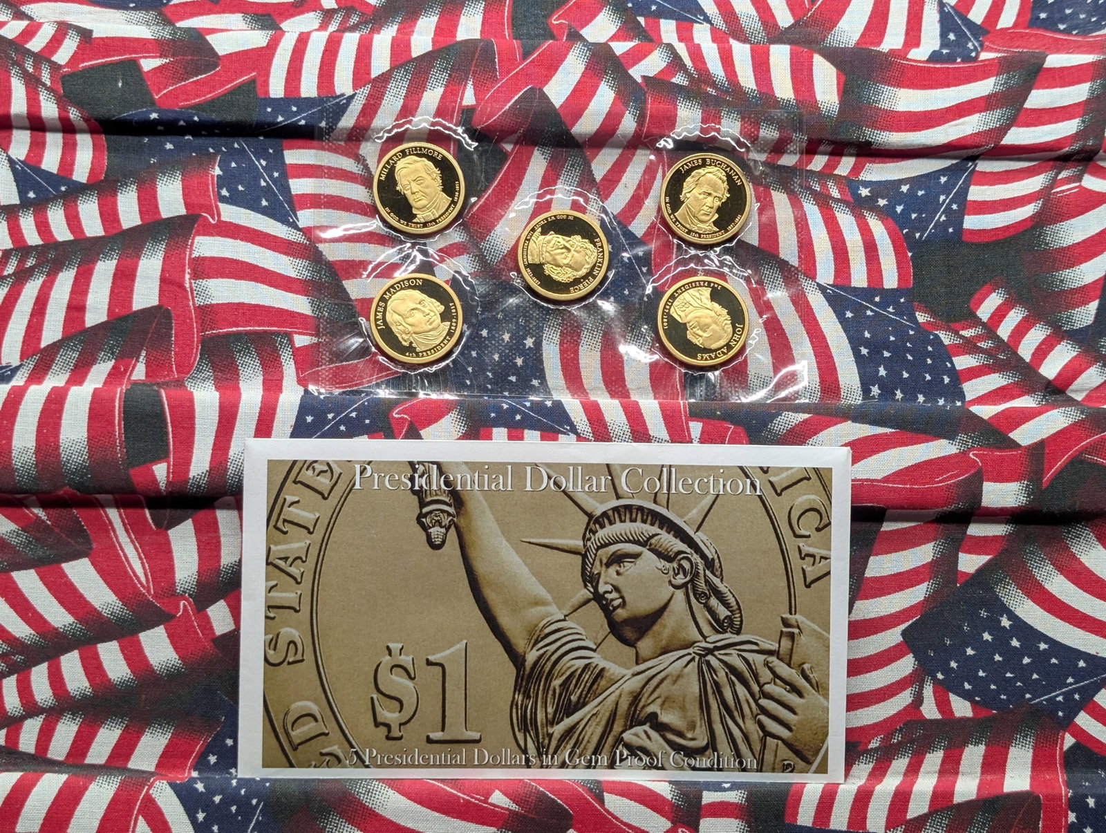 Presidential Dollar Collection in Gem Proof Condition, All "S" Mint Marks: Presidential Dollar Collection in Gem Proof Condition, All "S" Mint Marks