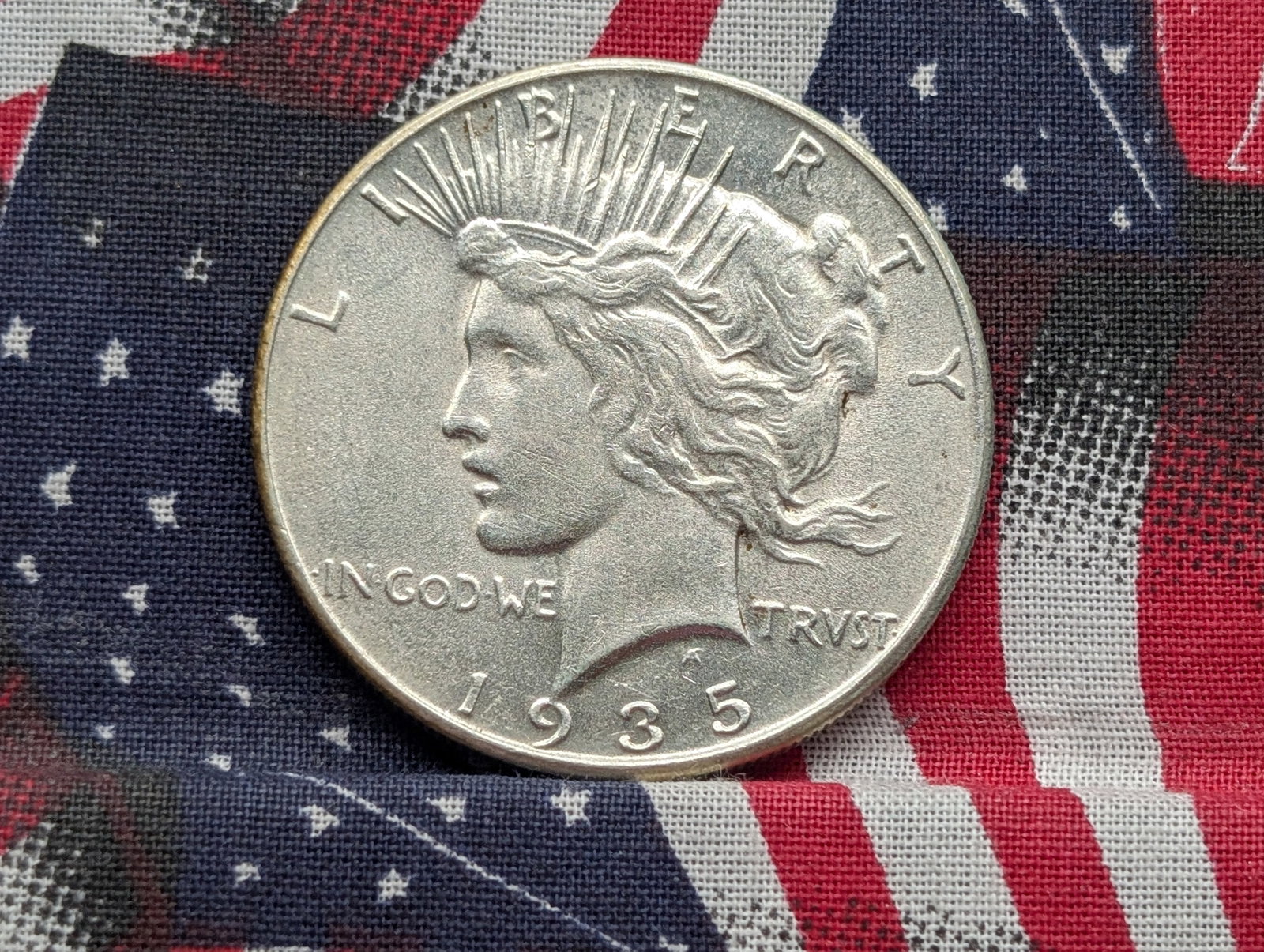 1935 Peace Silver Dollar: 1935 Peace Silver Dollar
