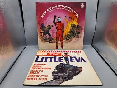 1974 Doubleday Science Fiction Book Club Great Science Fiction Film Music & 1962 Little Eva